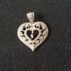 925 Sterling Silver Heart Pendant